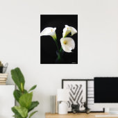 Poster Elégante Calla Lily Fleurs 12 (Bureau à domicile)
