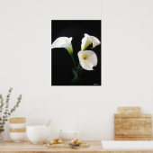Poster Elégante Calla Lily Fleurs 12 (Cuisine)