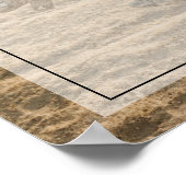 Poster Elégante calligraphie chic script mariage bienvenu (Coin)