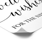 Poster Élégante calligraphie noire - Symbole (Coin)