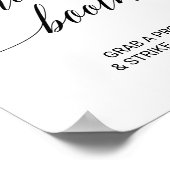 Poster Élégante calligraphie noire - Symbole de poche pho (Coin)