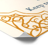 Poster Elégante carte de félicitations pour un Stud Remar (Coin)