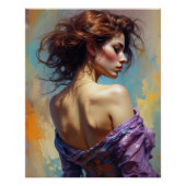 Poster Élégante Dame (Devant)