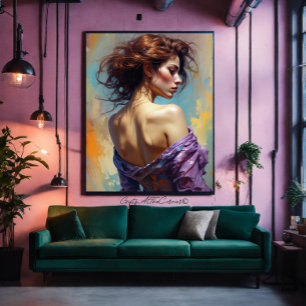 Poster Élégante Dame