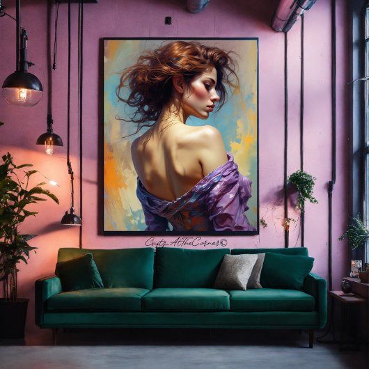 Poster Élégante Dame