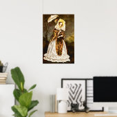 Poster Élégante dame victorienne (Bureau à domicile)