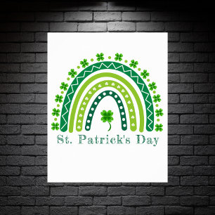 Poster Élégante fête de la Saint Patrick