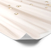 Poster Elégante Fête des mariées de Mariage blanc (Coin)