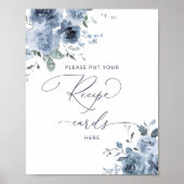 Poster Elégante Fête des mariées Rose Dusty Recette (Devant)