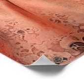 Poster Élégante fille victorienne unique dans un jardin f (Coin)