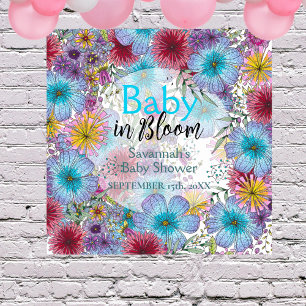 Poster Élégante Fleurs de Bohême Radiant Baby in Bloom