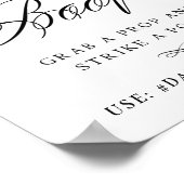 Poster Élégante frappe d'une cabine photo d'une pose | Sc (Coin)