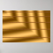 Poster Élégante gravure moderne dorée pour cadeau (Devant)