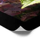 Poster Élégante Hydrangée (Coin)