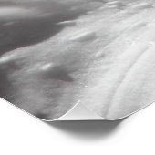 Poster Élégante Lys Orientales Blanches Florales (Coin)