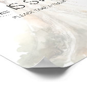 Poster Élégante mariée en Mariage Gown L'amour est doux (Coin)