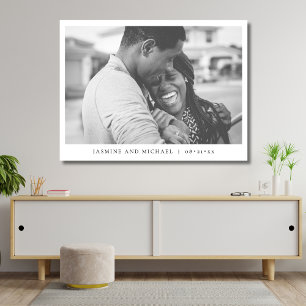 Poster Élégante photo Mariage moderne