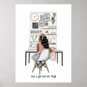 Poster Elégante reine de l'artisanat