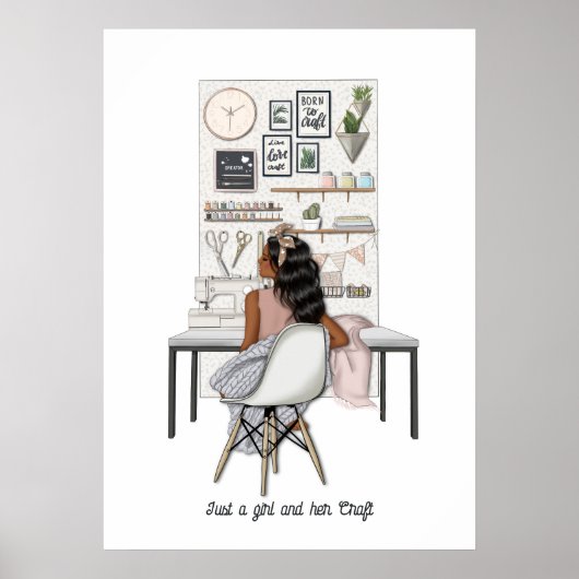 Poster Elégante reine de l'artisanat (Devant)