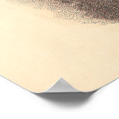 Poster Élégante robe victorienne bleue (Coin)