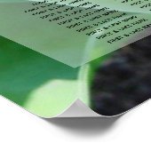 Poster Élégante Tulipes Roses Mariage Carte de siège (Coin)