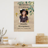 Poster Élégante verdure Orthodoxe funérailles chrétiennes (Cuisine)