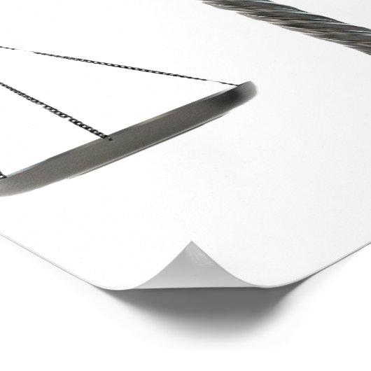 Poster Élégantes échelles de justice (Coin)