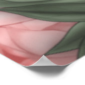 Poster Élégantes Peonies. Joyeux anniversaire. Personnali (Coin)