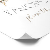 Poster Élégants faveurs de pépinière de verdure perpétuel (Coin)