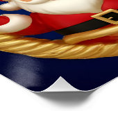 Poster Élégants ornements de Noël (Coin)