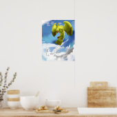 Poster Élément d'air et oiseau (Cuisine)