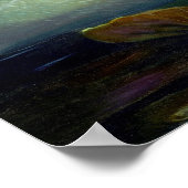 Poster Elément d'eau ART IMPRIMER sirène nymphes dauphin (Coin)