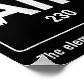 Poster Élément Drôle De Surprise (Coin)