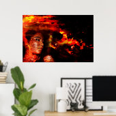 Poster Élément | Incendie (Bureau à domicile)