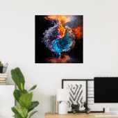 Poster Élément Yin Yang (Bureau à domicile)