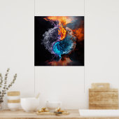 Poster Élément Yin Yang (Cuisine)