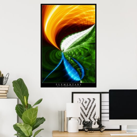 Poster Élémentaire (Bureau à domicile)
