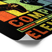 Poster Elementary Level Complete Graduation Cl 2025 Gamer (Coin)