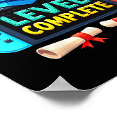 Poster Elementary Level Complete Graduation Cl 2025 Gamer (Coin)