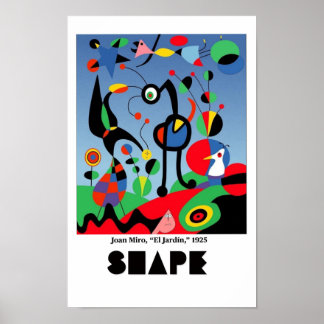 Poster Éléments d'art - Formes avec Miro
