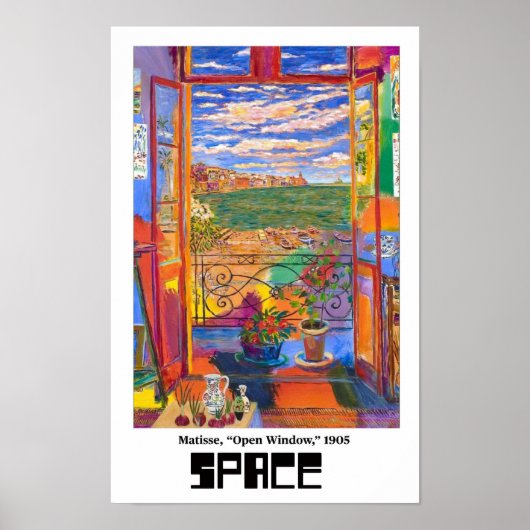 Poster Éléments de l'Art - Espace par Matisse (Devant)