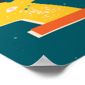 Poster Éléments de Noël Jeu de vacances d'hiver (Coin)