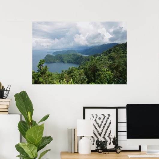 Poster éléments du paradis (Bureau à domicile)