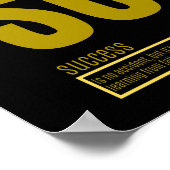 Poster Éléments fondamentaux de la proposition de succès (Coin)