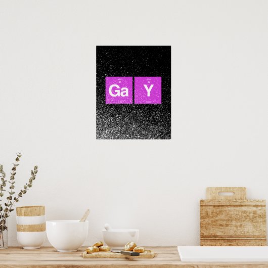 POSTER ÉLÉMENTS GAY (Cuisine)
