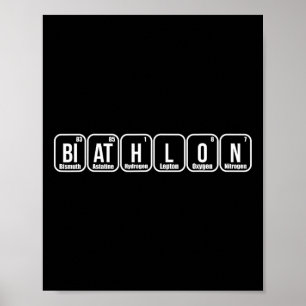 Poster Éléments périodiques Cadeau Nerd Drôle Amusant Bia