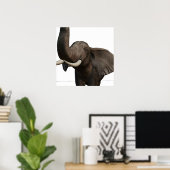 Poster Eléphant (Bureau à domicile)