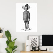 Poster Élephant (Bureau à domicile)