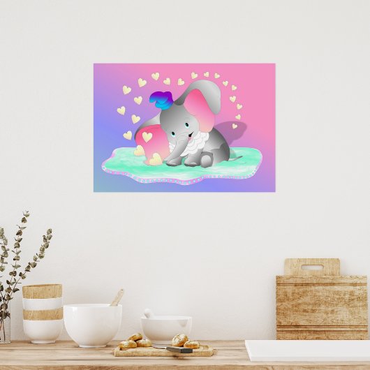 Poster Eléphant (Cuisine)