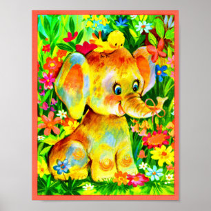 Poster éléphant